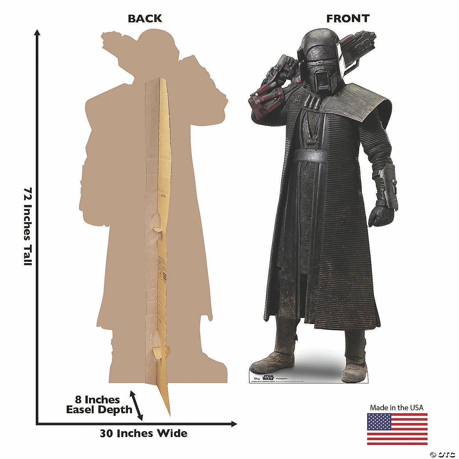 Best Sale 🧨 Star Wars™ Episode IX: The Rise of Skywalker Knights of Ren Blaster Rifle Warrior Life-Size Cardboard Stand-Up ✔️ - Image 2