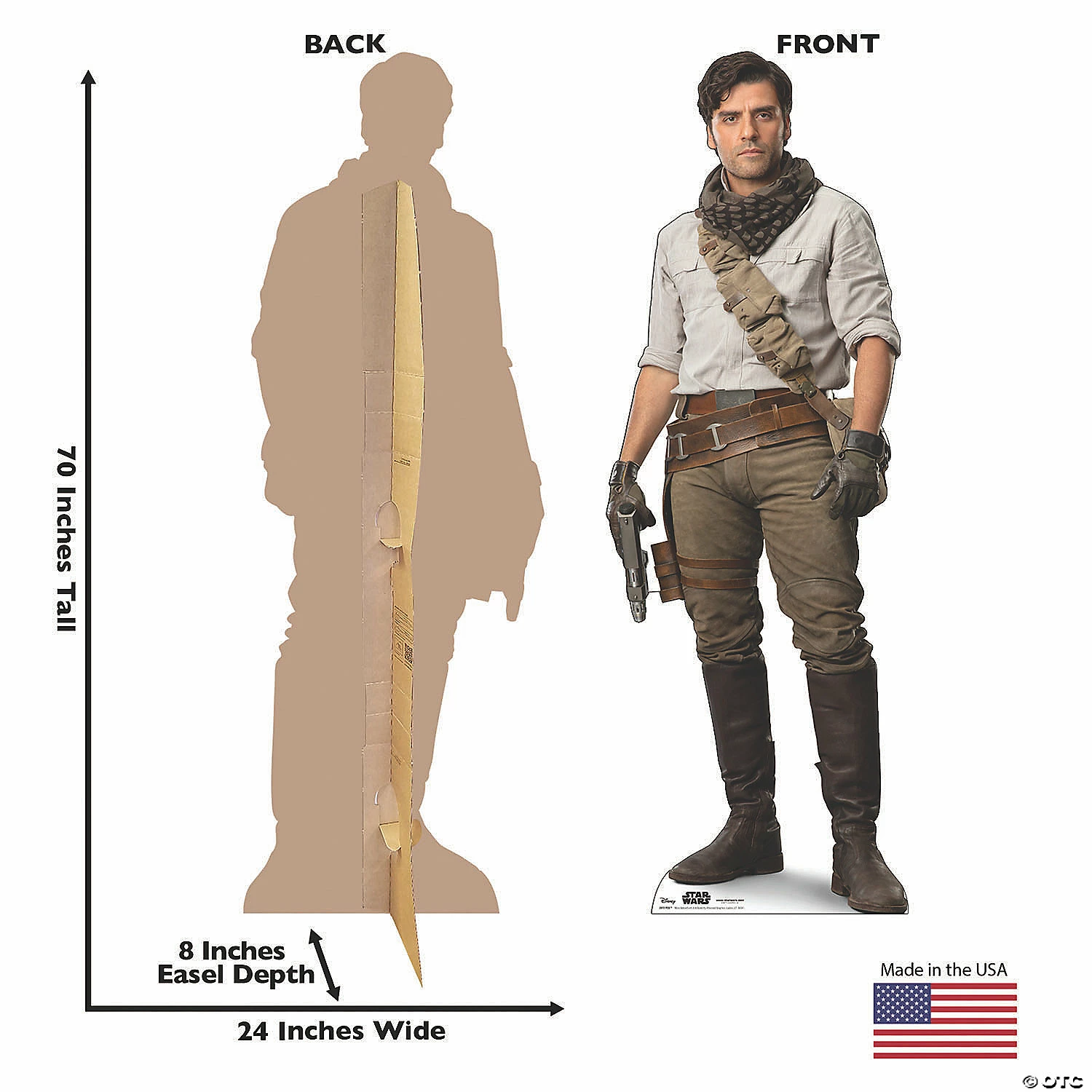 Best Sale π Star Warsβ’ Episode IX: The Rise of Skywalker Poe Cardboard Stand-Up π - Image 2