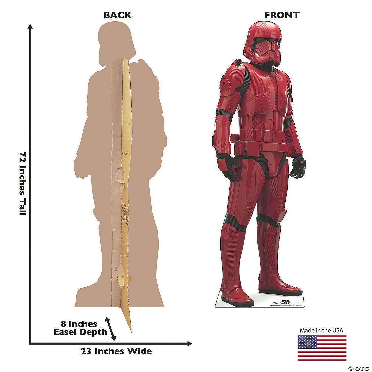 Top 10 π Star Warsβ’ Episode IX: The Rise of Skywalker Sith Trooper Life-Size Cardboard Stand-Up π― - Image 2