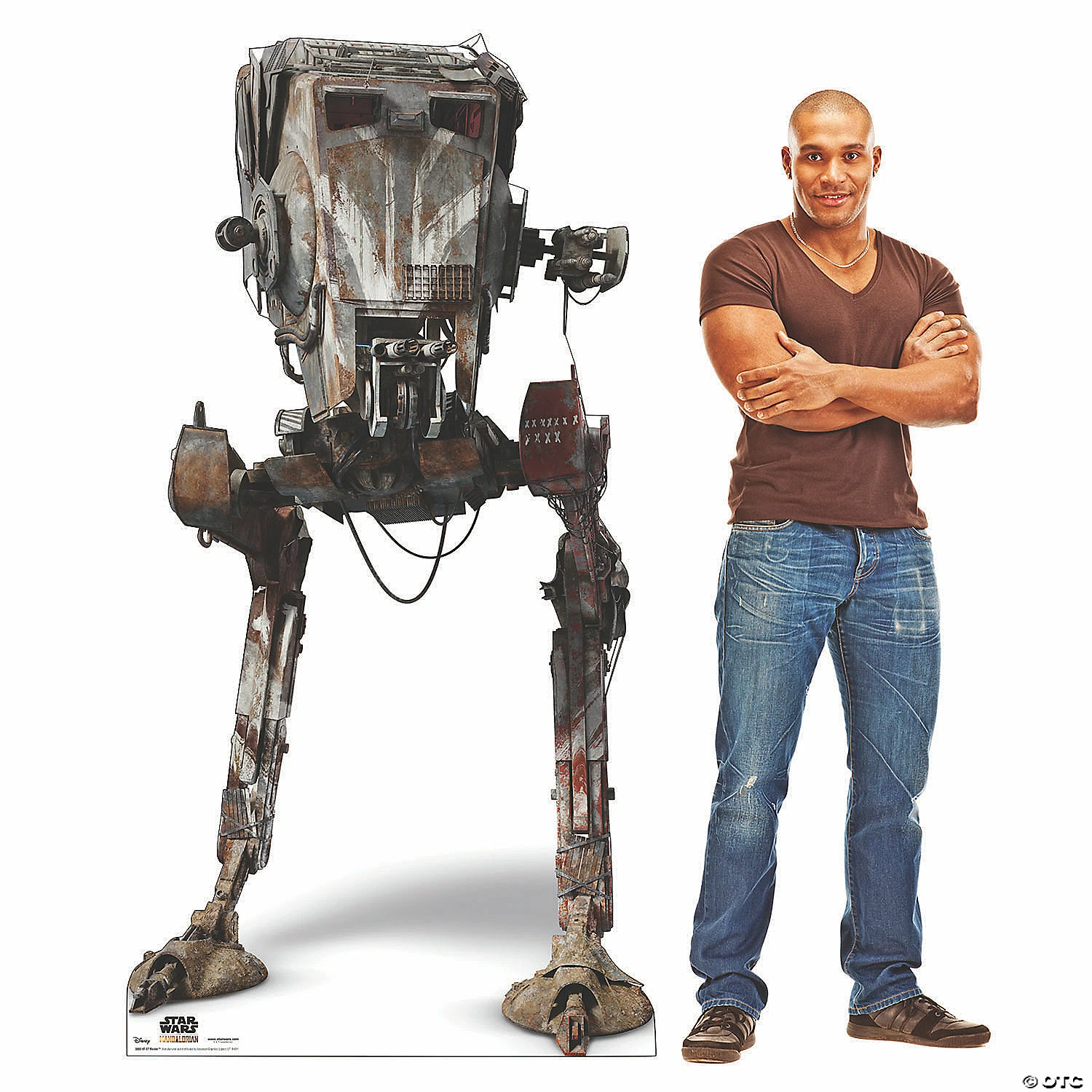 Best Sale 😉 Star Wars™ The Mandalorian™ AT-ST Raider Life-Size Cardboard Stand-Up 🧨 - Image 2
