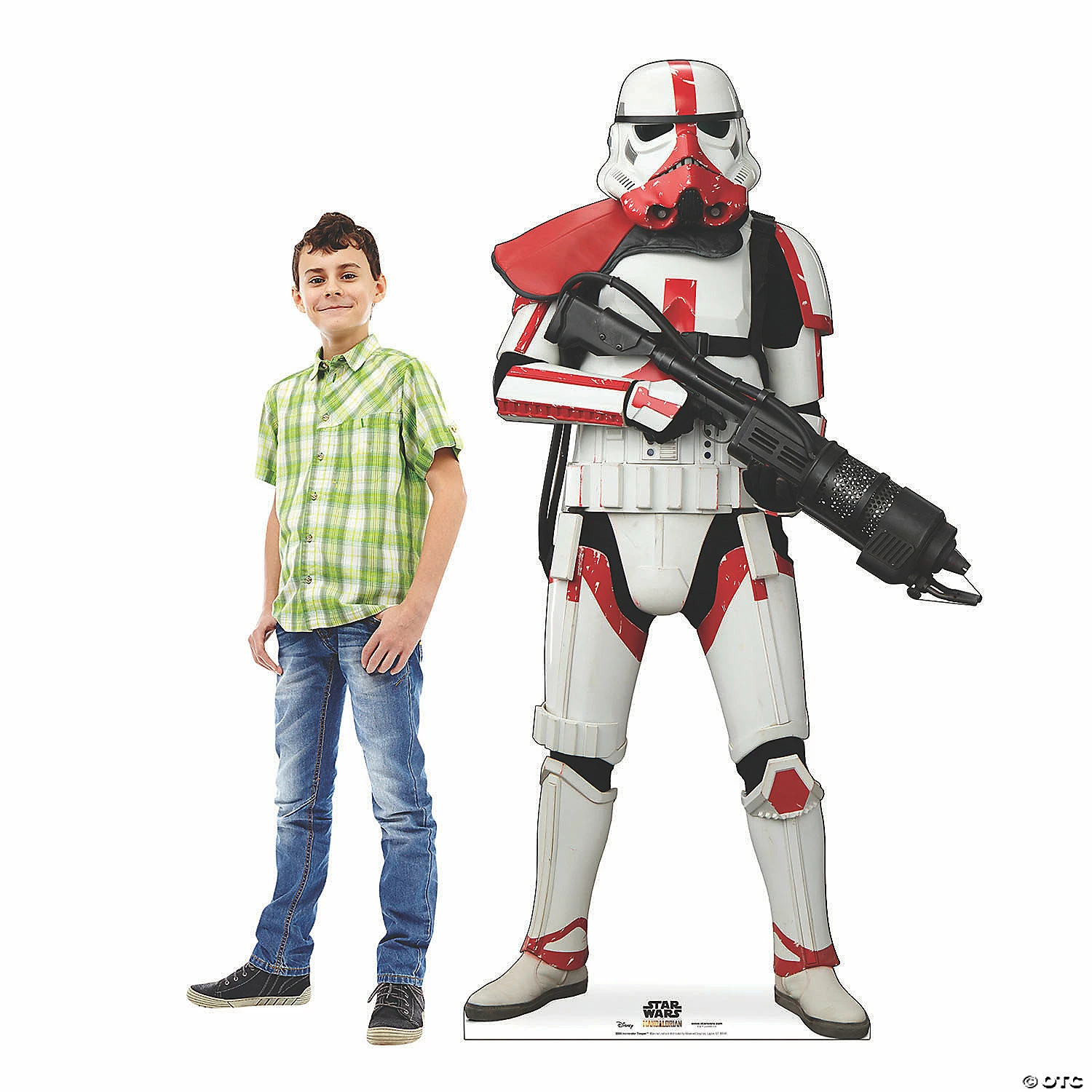 Deals 🤩 Star Wars™ The Mandalorian™ Incinerator Trooper Life-Size Cardboard Stand-Up 💯 - Image 2