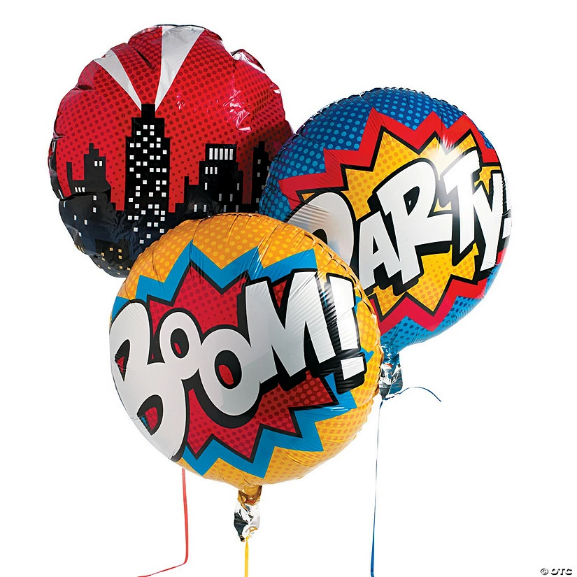 Hot Sale β¨ Superhero 18" Mylar Balloon Set - 3 Pc. π