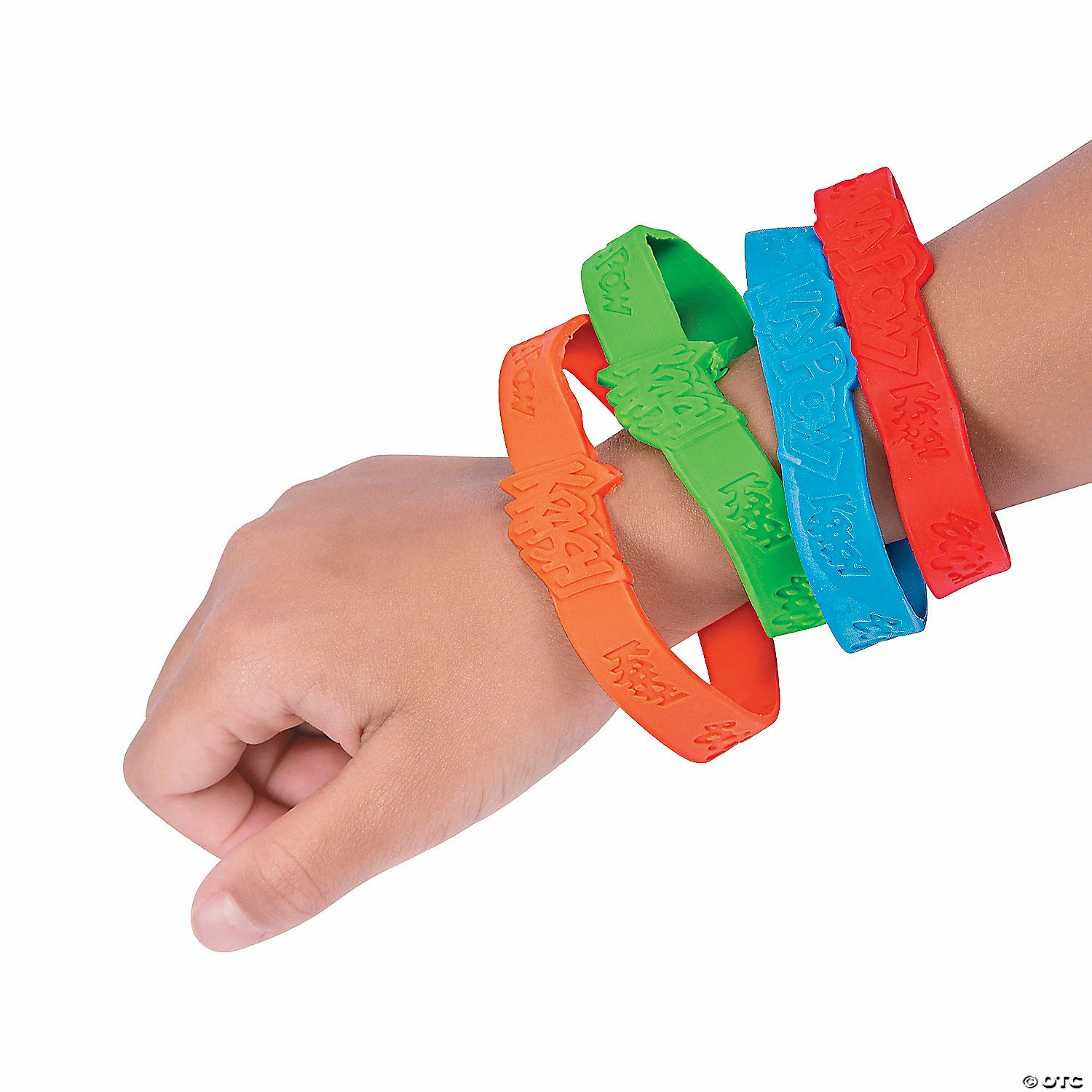 Promo β€οΈ Superhero Sayings Rubber Bracelets - 24 Pc. π - Image 2