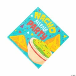 Cheap 💯 Taco Nacho Average Party Luncheon Napkins - 16 Pc. ⭐