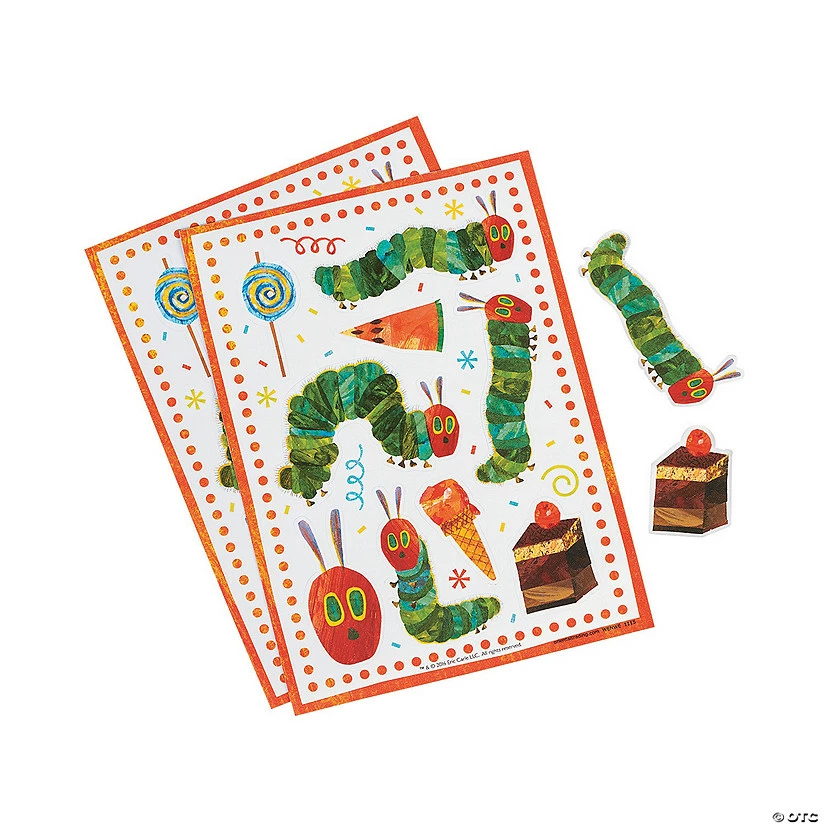 Discount 🧨 The Very Hungry Caterpillar™ Stickers - 12 Pc. ⌛