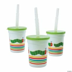 Cheapest ⌛ The Very Hungry Caterpillar™ Tumblers with Lids & Straw - 8 Ct. 💯