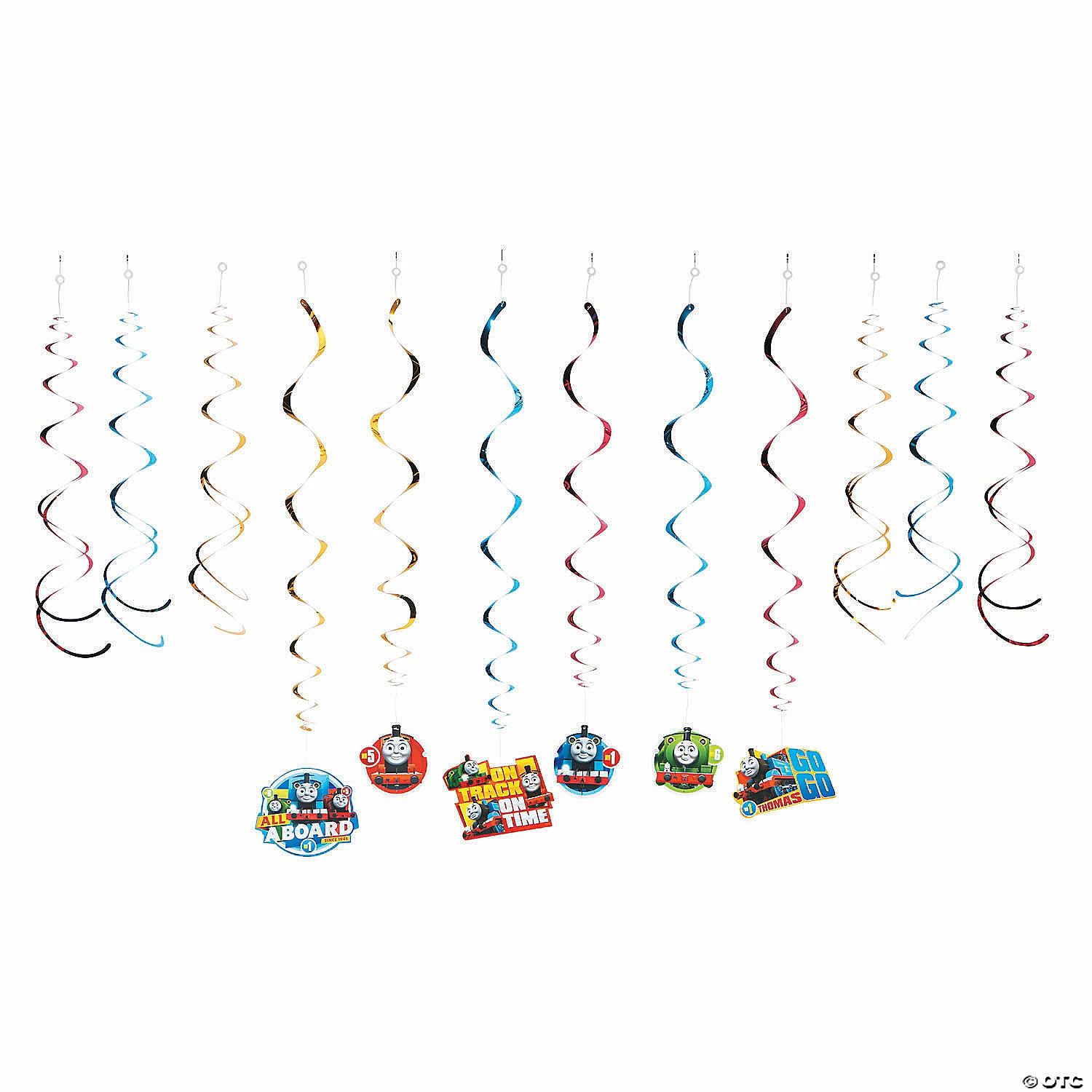 Cheapest 😀 Thomas the Tank Engine & Friends™ Hanging Swirl Decorations - 12 Ct. ⭐