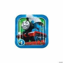 Best reviews of ✔️ Thomas the Tank Engine & Friends™ Square Paper Dessert Plates - 8 Ct. 🎁