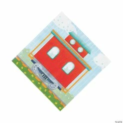 Promo 🤩 Train Caboose Luncheon Napkins - 16 Pc. ⭐