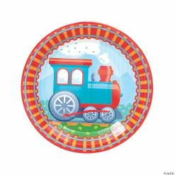 Best Pirce 😍 Train Paper Dinner Plates - 8 Ct. ❤️