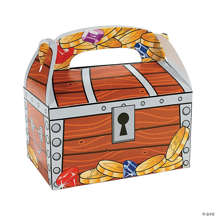 Promo 𧨠Treasure Chest Favor Boxes - 12 Pc. π₯°
