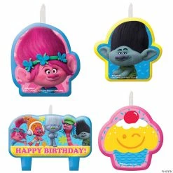 Cheap ❤️ Trolls 🥳 Birthday Candle Set 👍