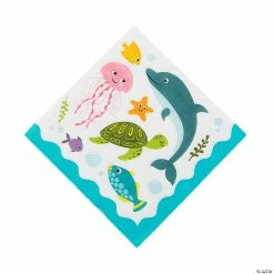 Best reviews of ✨ Under the Sea Creatures Luncheon Napkins - 16 Pc. ✔️