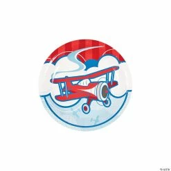 Best Sale 👏 Up & Away Airplane Paper Dessert Plates - 8 Ct. 🥰