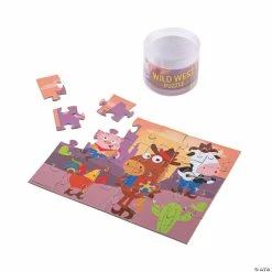 Outlet ⭐ Western Animals Puzzles - Set of 12 🤩