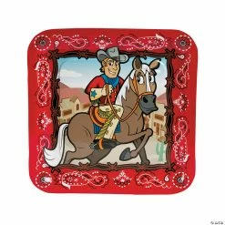 Best deal 👍 Western Party Paper Dinner Plates - 8 Ct. ⌛