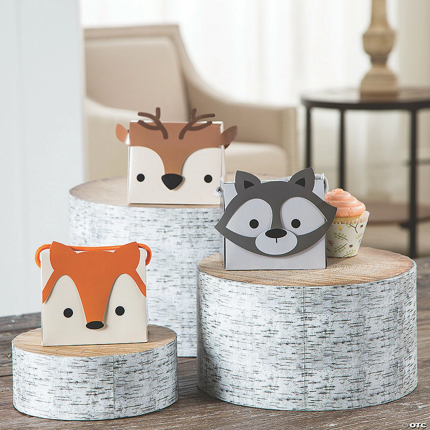Outlet π Woodland Party Animal Treat Boxes - 12 Pc. π€© - Image 2
